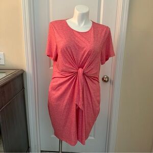 Bloomchic tie front dress WITH POCKETS, Bloomchic size 18/20 dress, pink dress